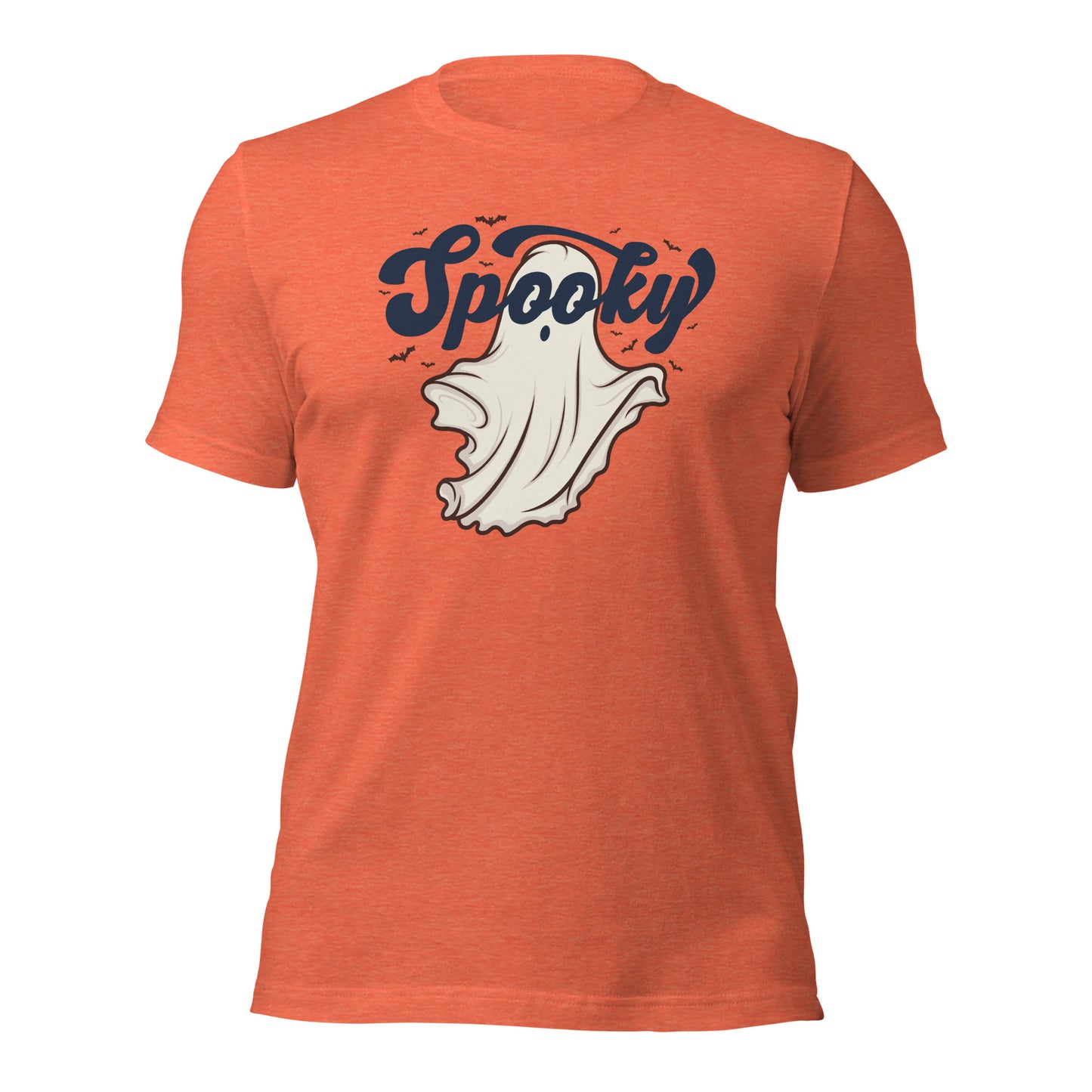 Spooky Ghost Halloween Creepy Boo Unisex Light Shirt