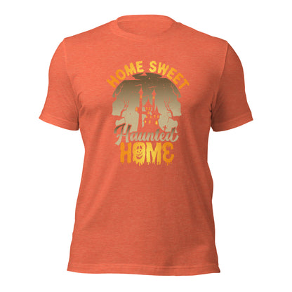 Home Sweet Haunted Home Real Estate Halloween Unisex Light Shirt