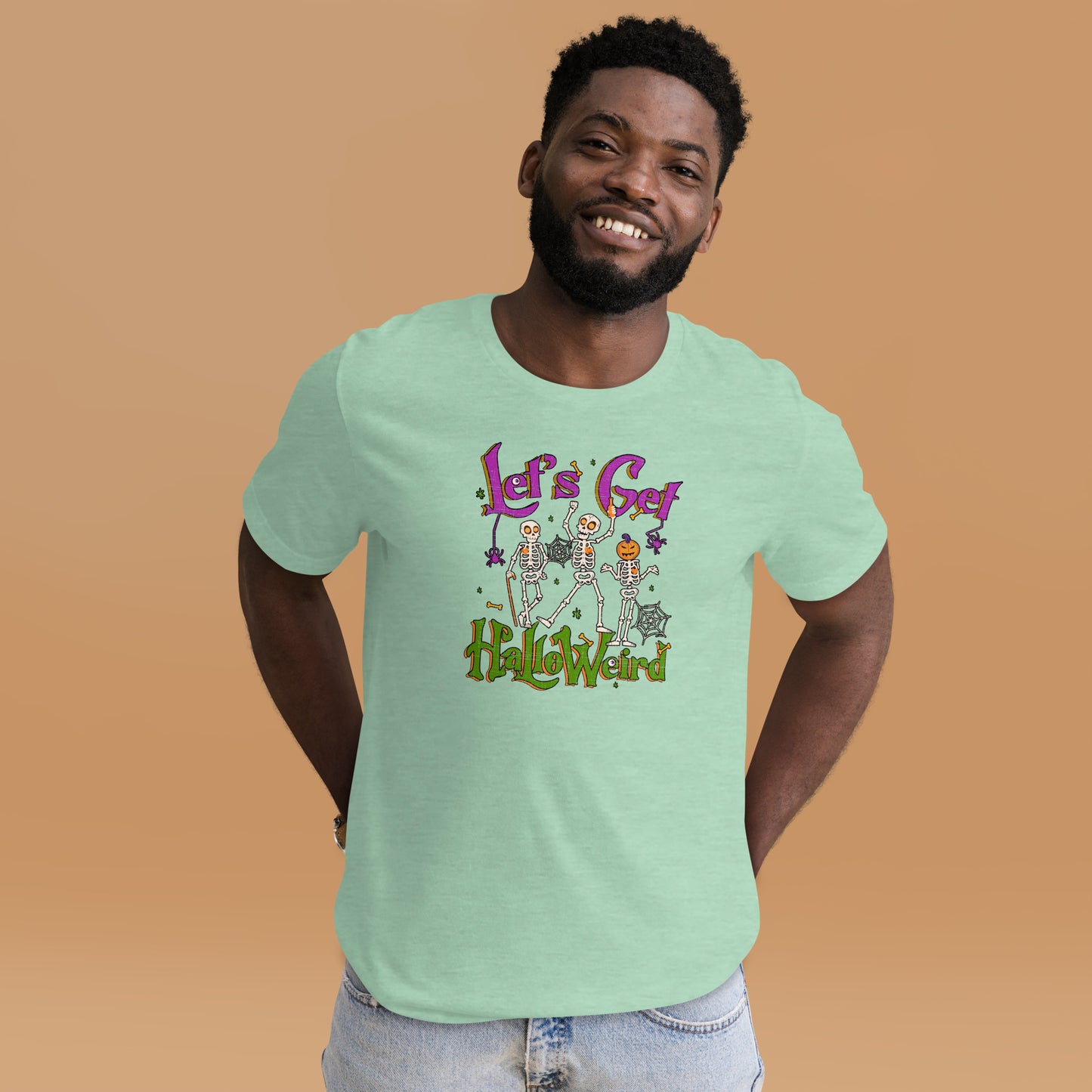 Let's Get HalloWeird Halloween Party Trick or Treat Unisex Light Shirt