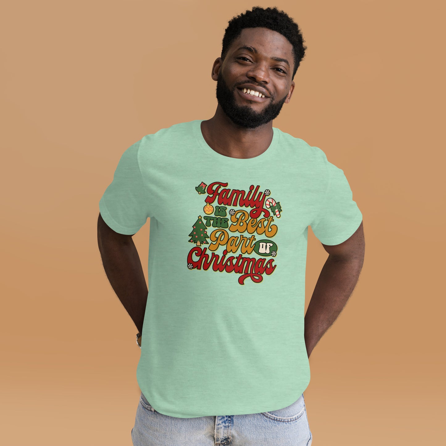 Family Is The Best Part Of Christmas Family Outfit Light Shirt