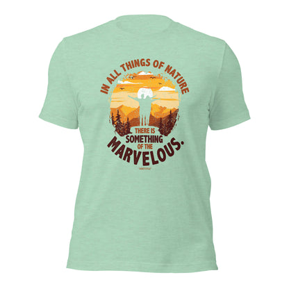 In All Things Of Nature There Is Something Unisex Light Shirt