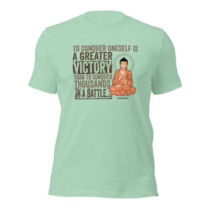 To Conquer Oneself Is A Greater Victory Inner Peace Unisex Light Shirt