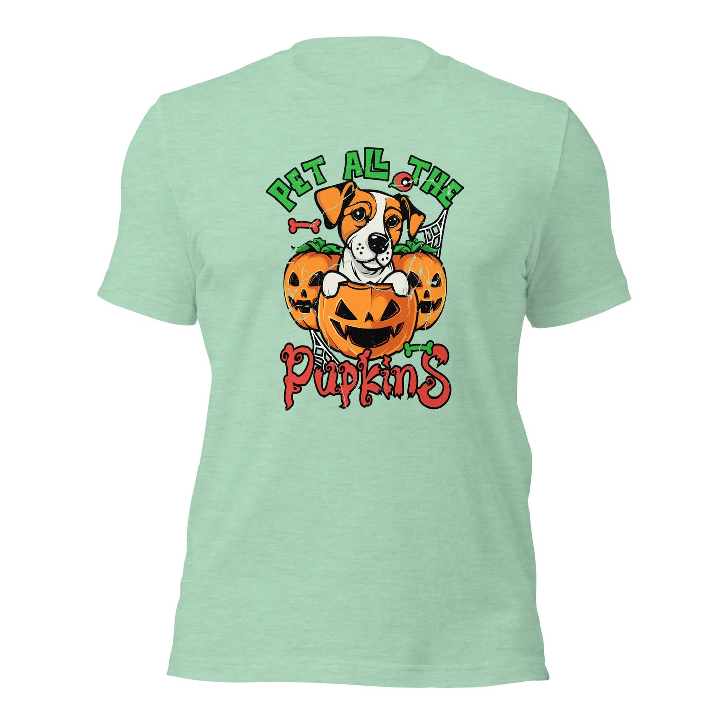 Pet All The Pupkins Purr Parent Animal Lover Unisex Light Tee