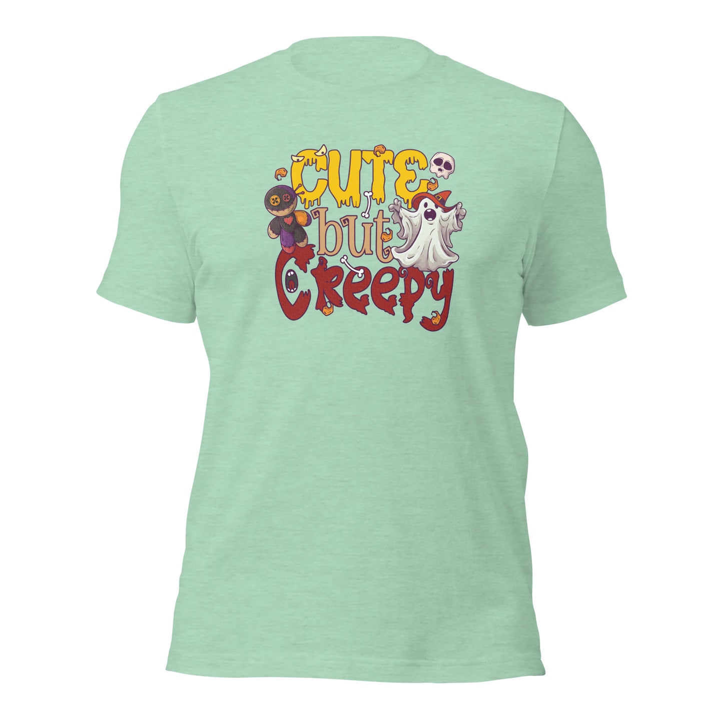 Cute But Creepy Cute Ghost Halloween Unisex Light Shirt