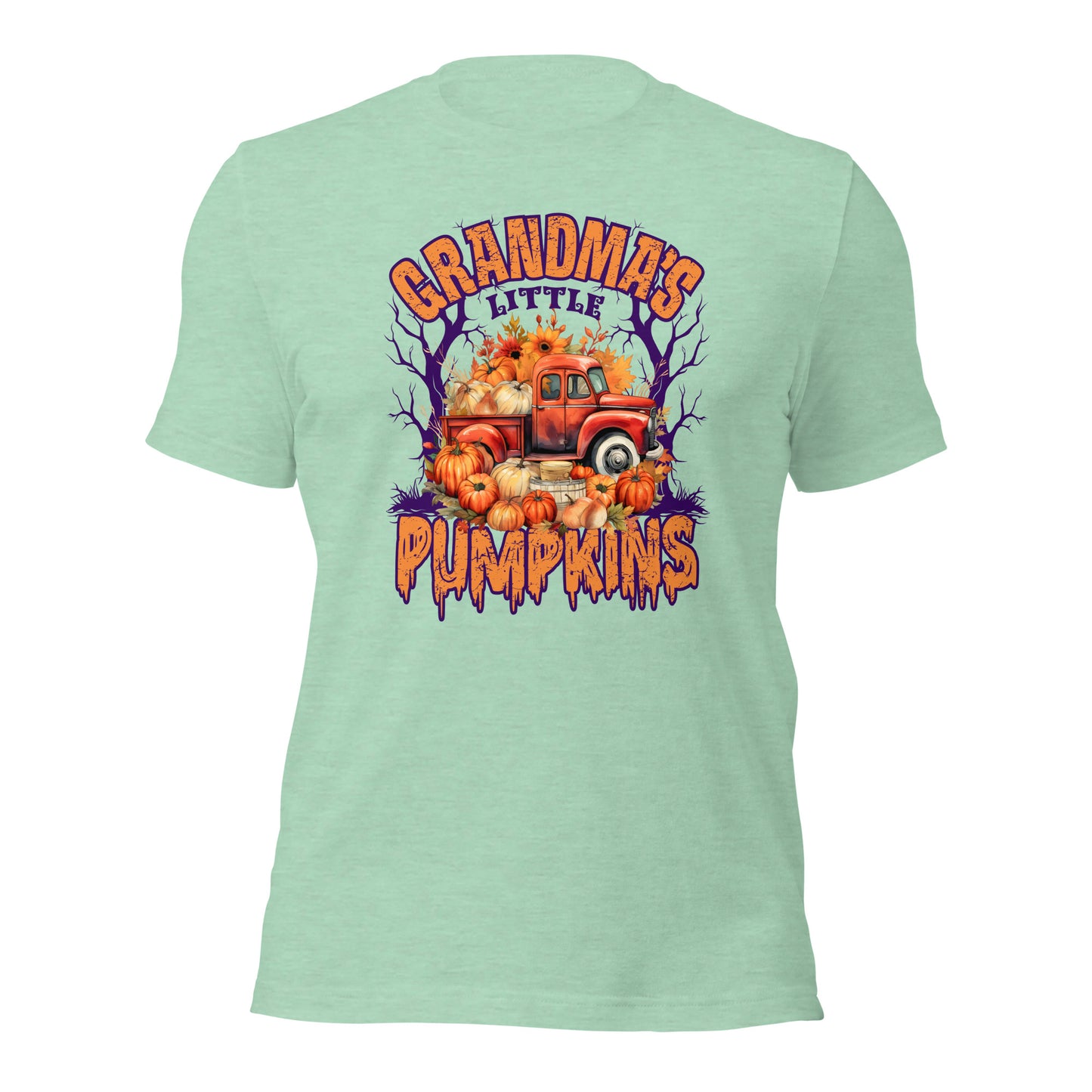 Grandma's Little PUmpkins grandchildren Halloween Unisex Light Shirt