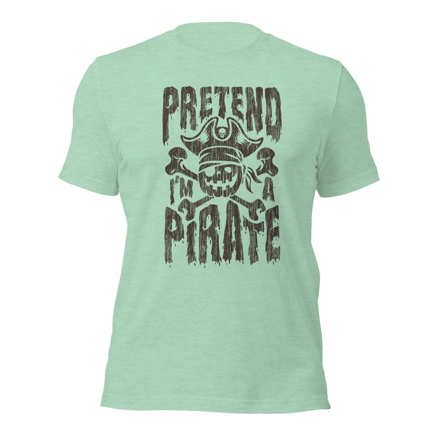 Pretend Pirate Buccaneer Halloween Pirate Unisex Light Tee