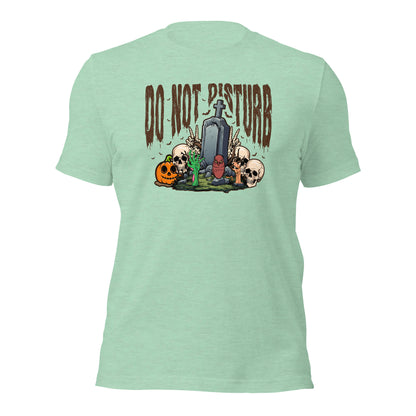 Do Not Disturb Creepy Cemetery Dead Lover Halloween Unisex Light Shirt