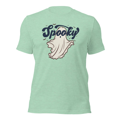 Spooky Ghost Halloween Creepy Boo Unisex Light Shirt