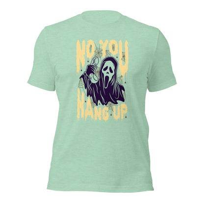 No You Hang Up Scream Spooky Season Halloween Light Tee