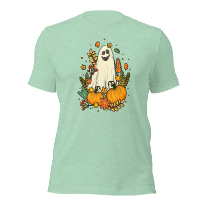 Spooky Ghost Autumn Fall Thanksgiving Unisex Light Shirt