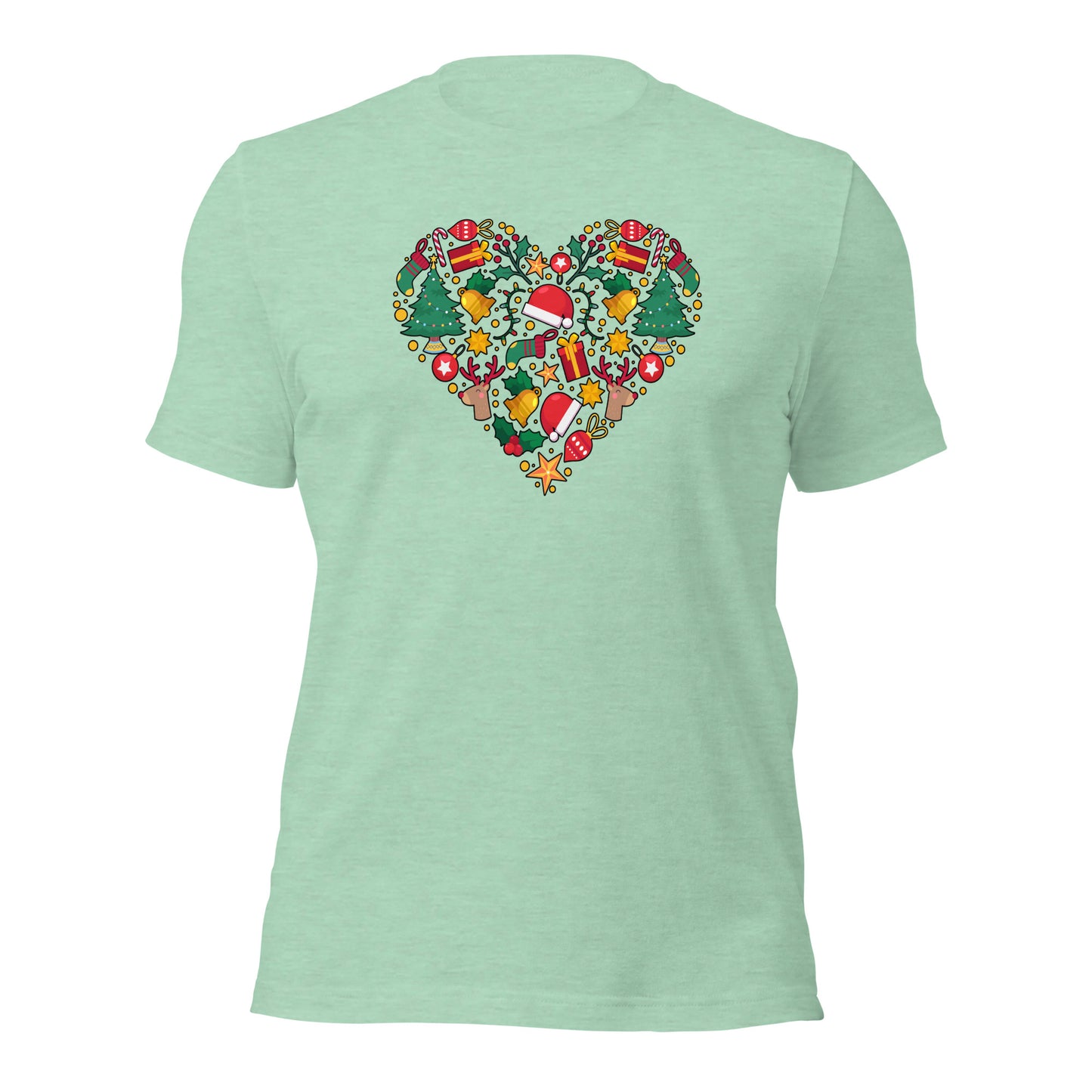 Christmas Heart I Love Christmas Light Unisex Shirt