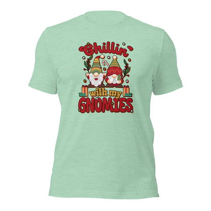 Chillin With My Gnomies Christmas Unisex Light Shirt