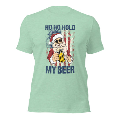 Ho Ho Hold My Beer Christmas In July Light Shirt