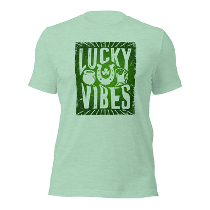 Lucky Vibes Summer Vibes Lucky St. Patricks Day Unisex Light Shirt