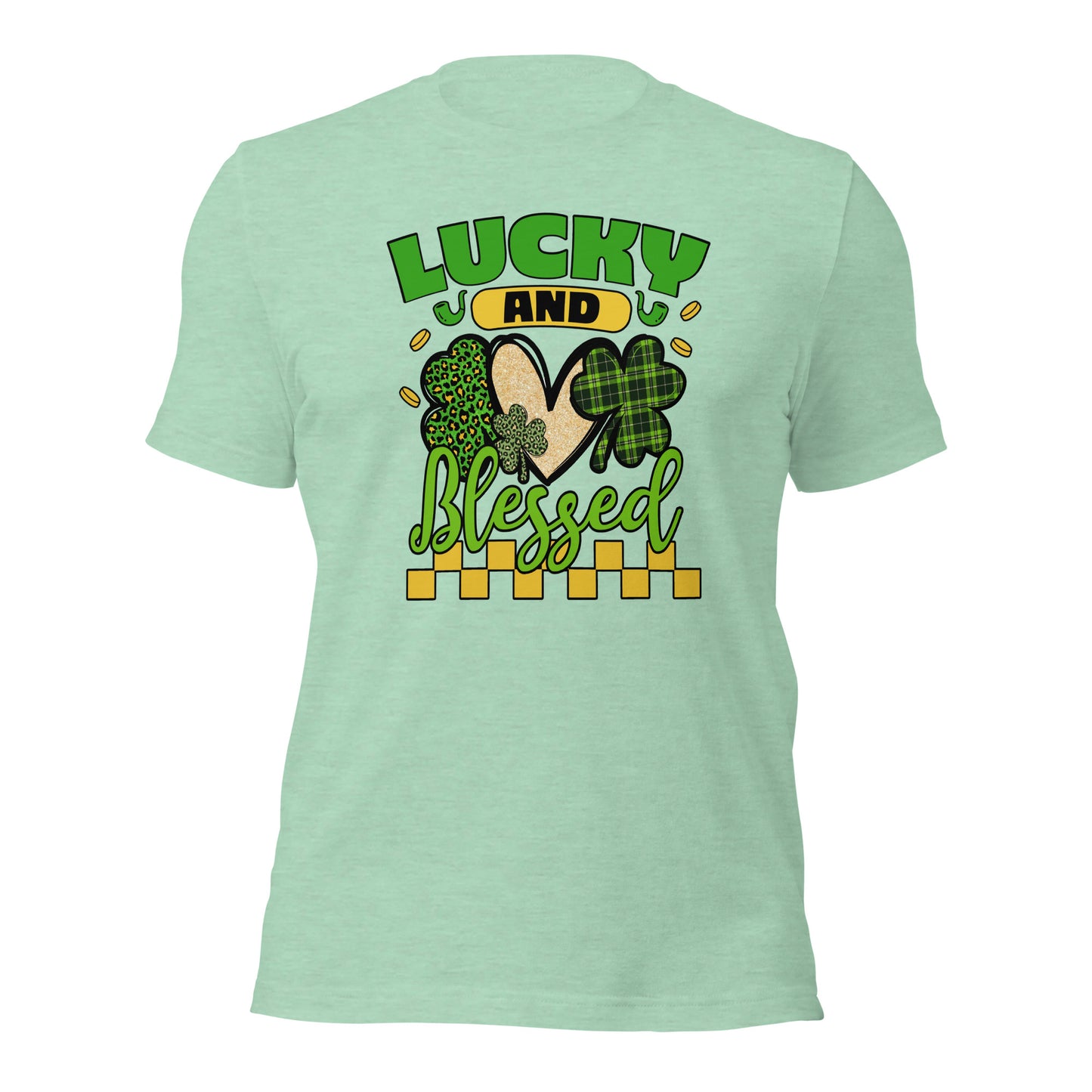 Lucky And Blessed Green Day Lucky Heart Unisex Shirt