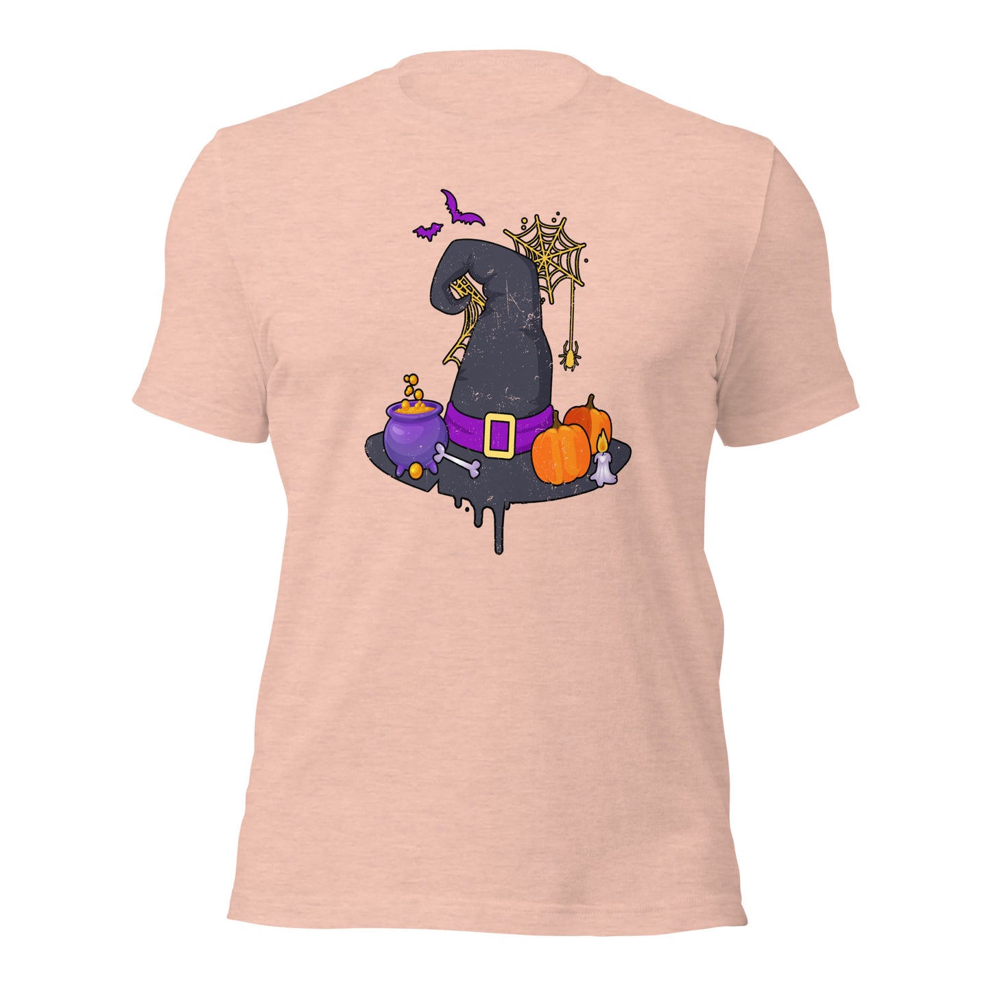 Witch Hat Aesthetic Halloween Vibes Graphic Unisex Light Shirt