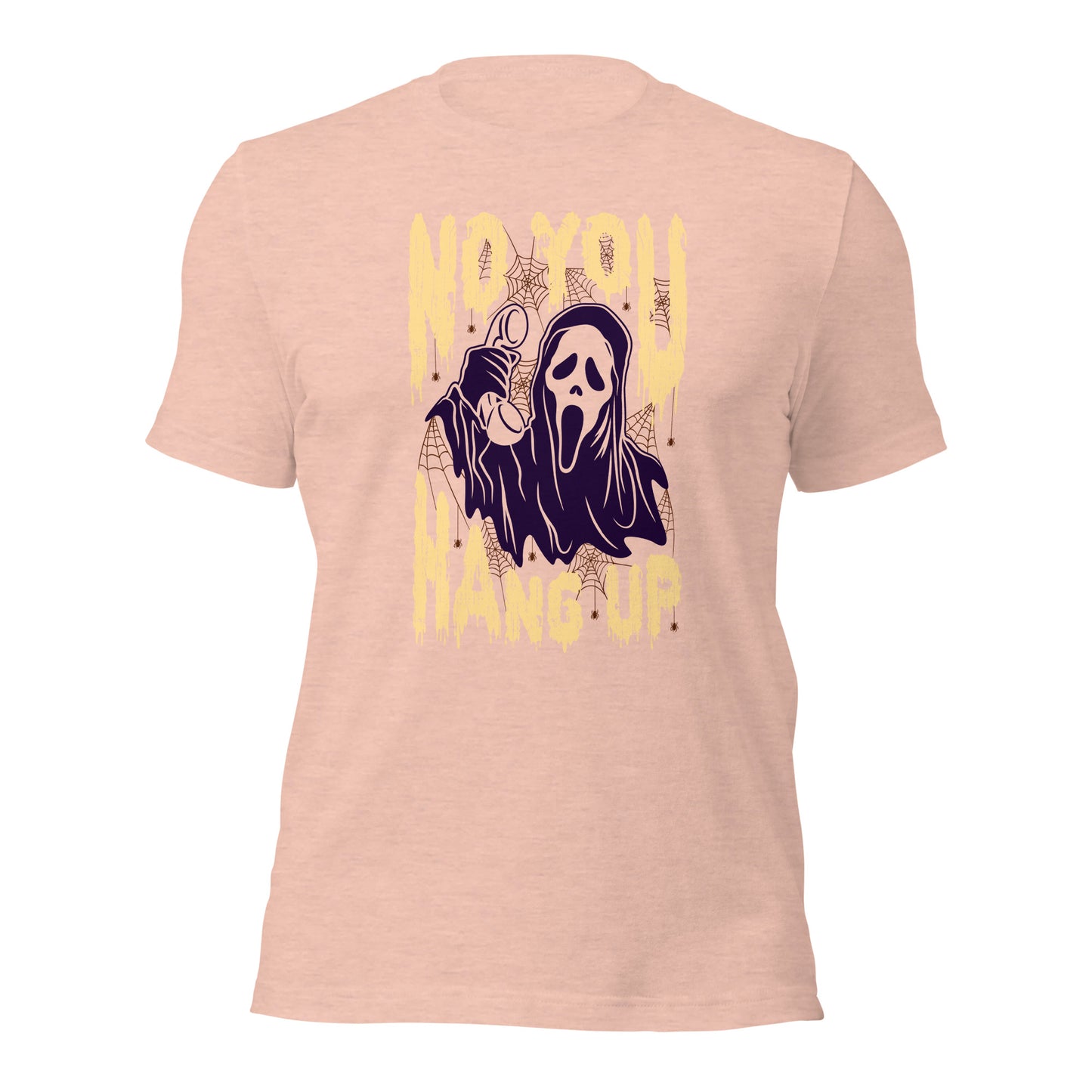 No You Hang Up Scream Spooky Season Halloween Light Tee