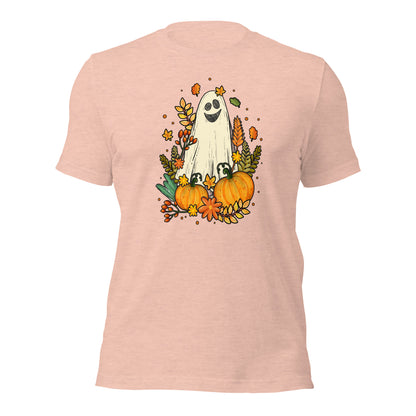 Spooky Ghost Autumn Fall Thanksgiving Unisex Light Shirt