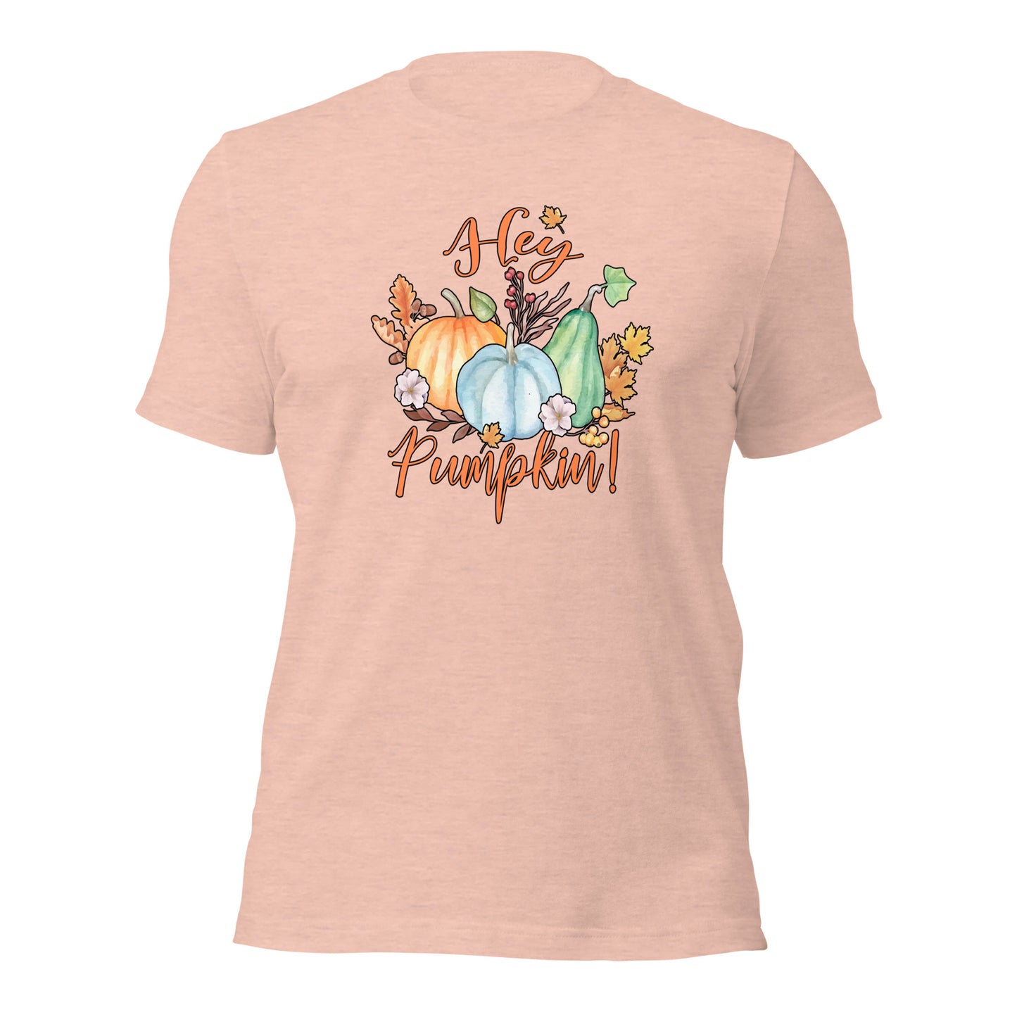 Hey Pumpkin Fall Thanksgiving Patch Unisex Light Shirt