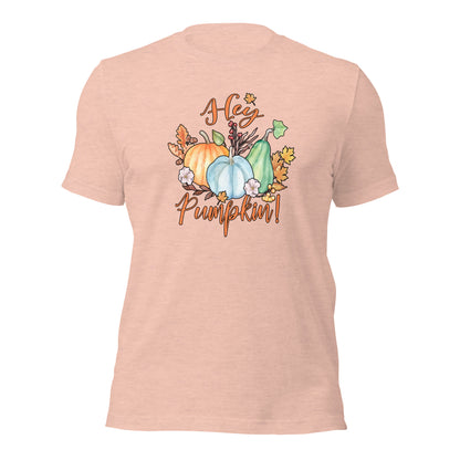 Hey Pumpkin Fall Thanksgiving Patch Unisex Light Shirt