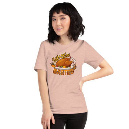 Let's Get Basted Family Thanksgiving Dinner Unisex Light Shirt