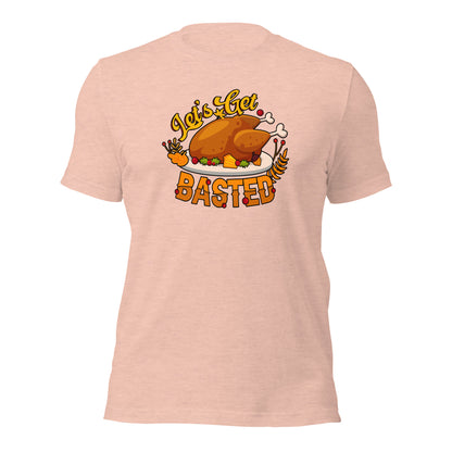 Let's Get Basted Family Thanksgiving Dinner Unisex Light Shirt