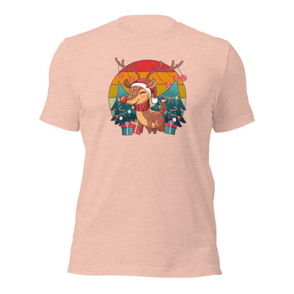 Christmas Vintage Reindeer Classic Winter Unisex Light Shirt