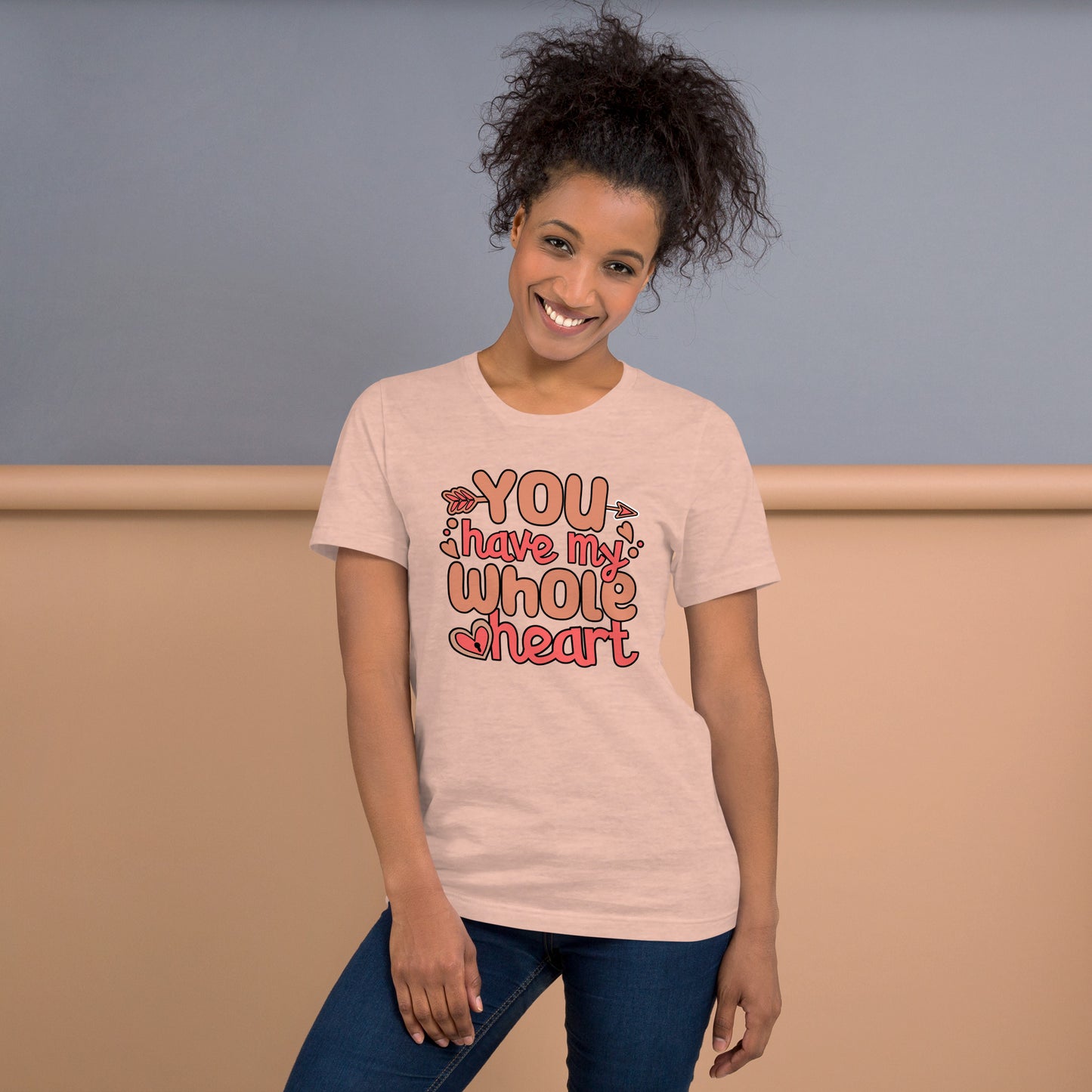 Valentines Day Gift You Have My Whole Heart Couples Light Shirt