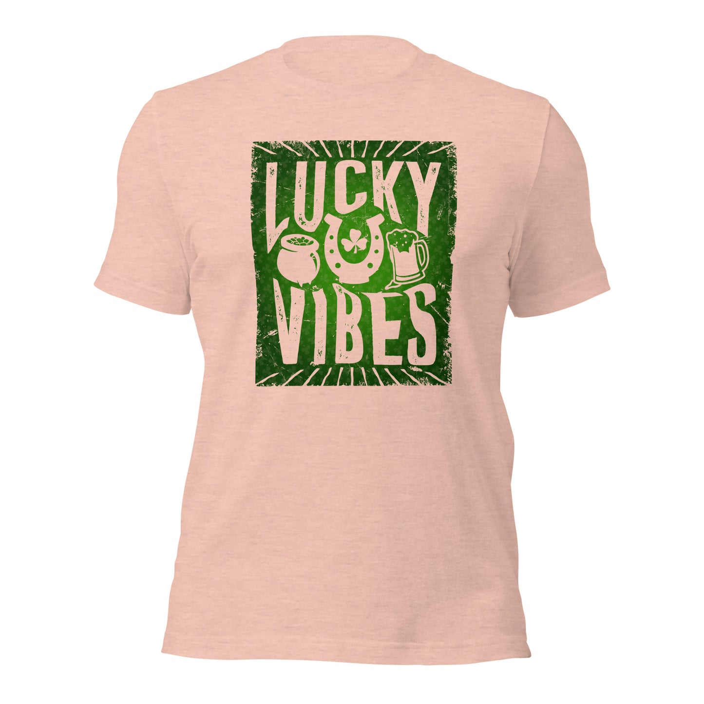 Lucky Vibes Summer Vibes Lucky St. Patricks Day Unisex Light Shirt