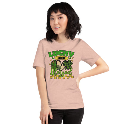 Lucky And Blessed Green Day Lucky Heart Unisex Shirt