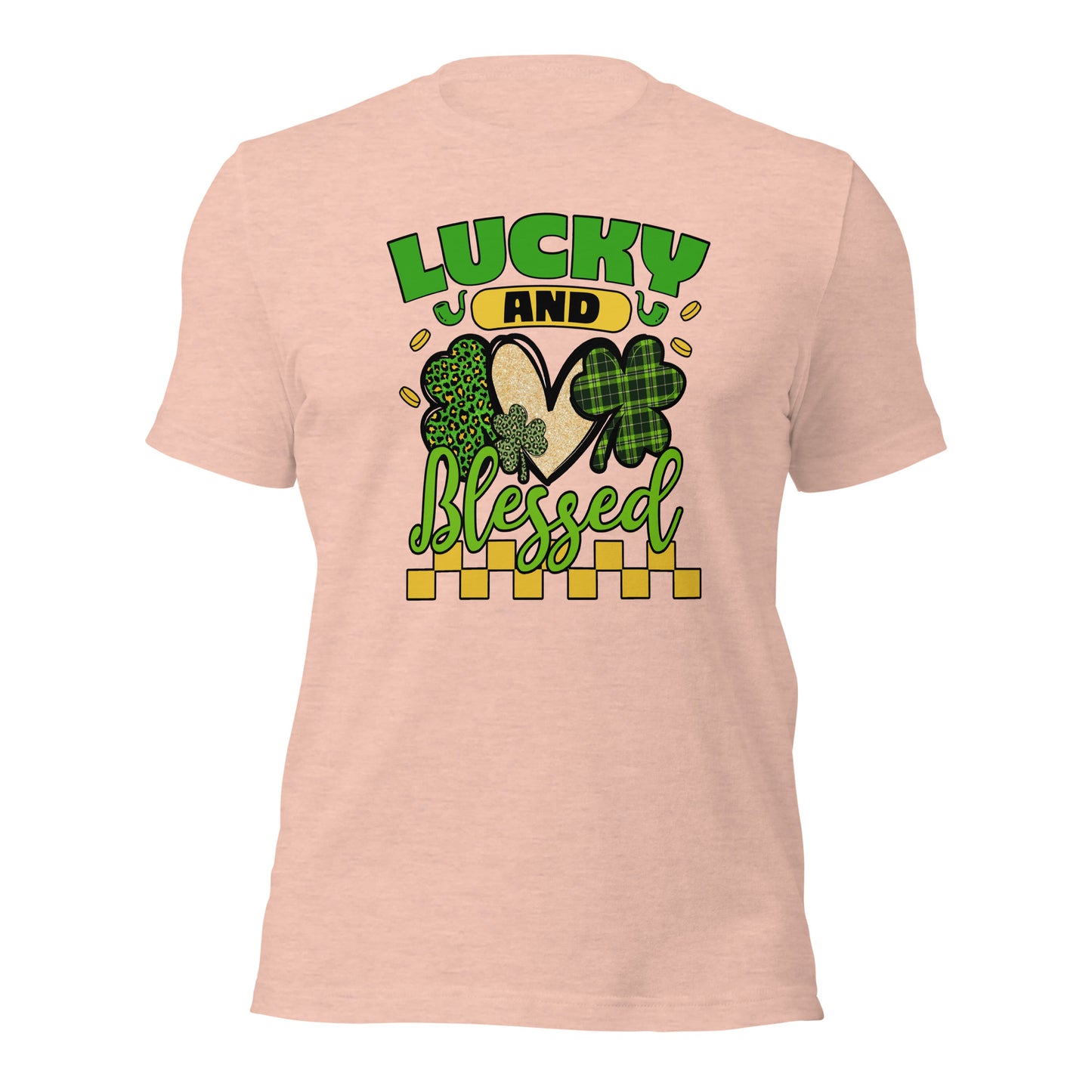 Lucky And Blessed Green Day Lucky Heart Unisex Shirt