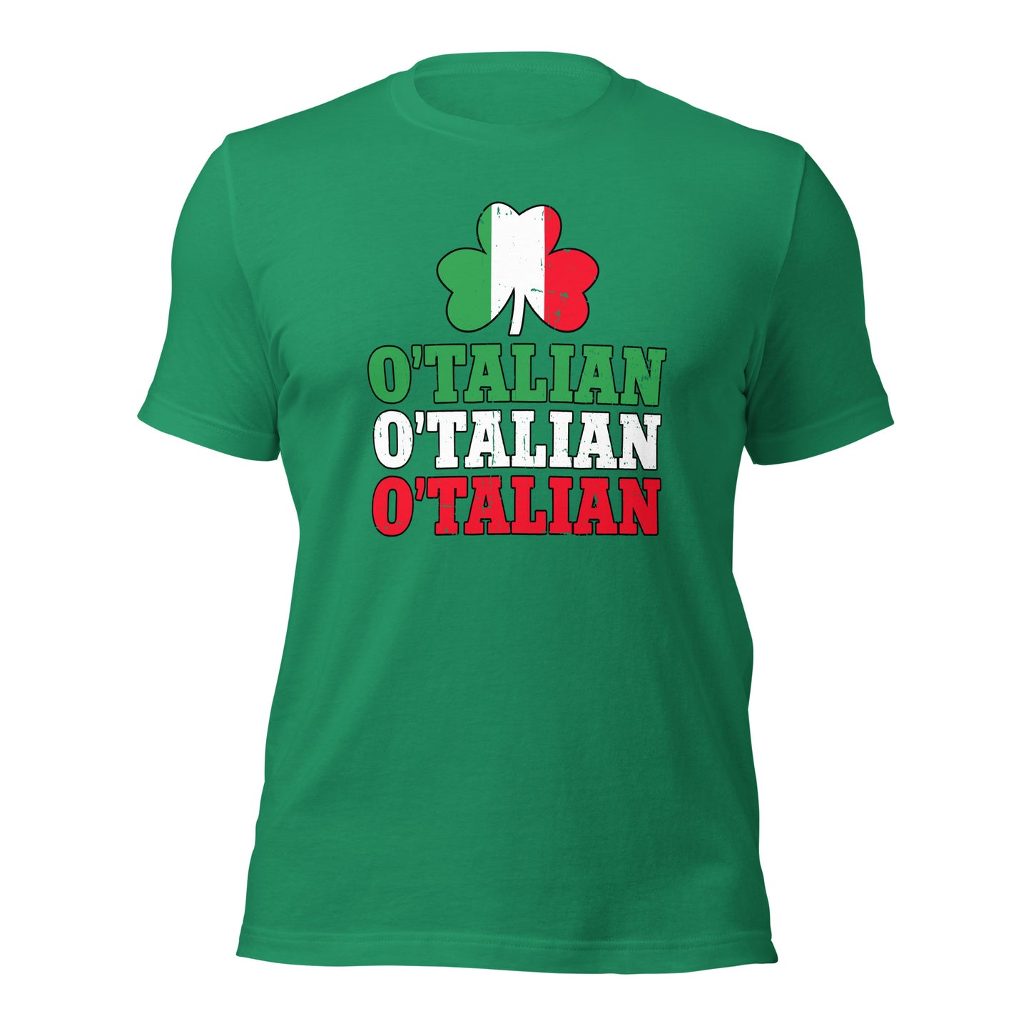 O' Talian Green St. Patricks Is Italian Unisex Light Shirt