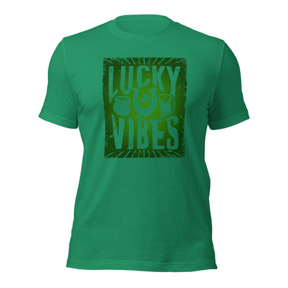 Lucky Vibes Summer Vibes Lucky St. Patricks Day Unisex Light Shirt