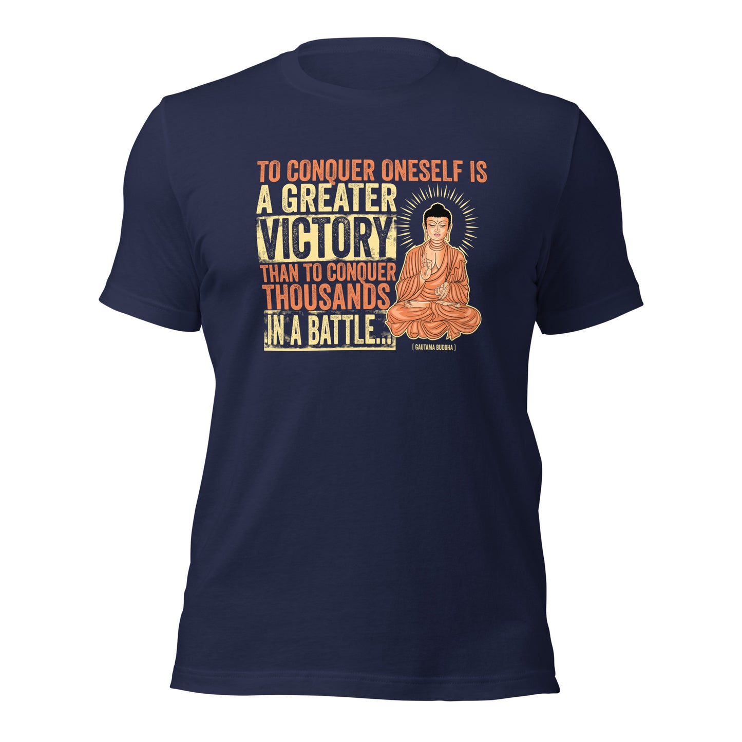 To Conquer Oneself Is A Greater Victory Inner Peace Shirt Unisex Dark Shirt