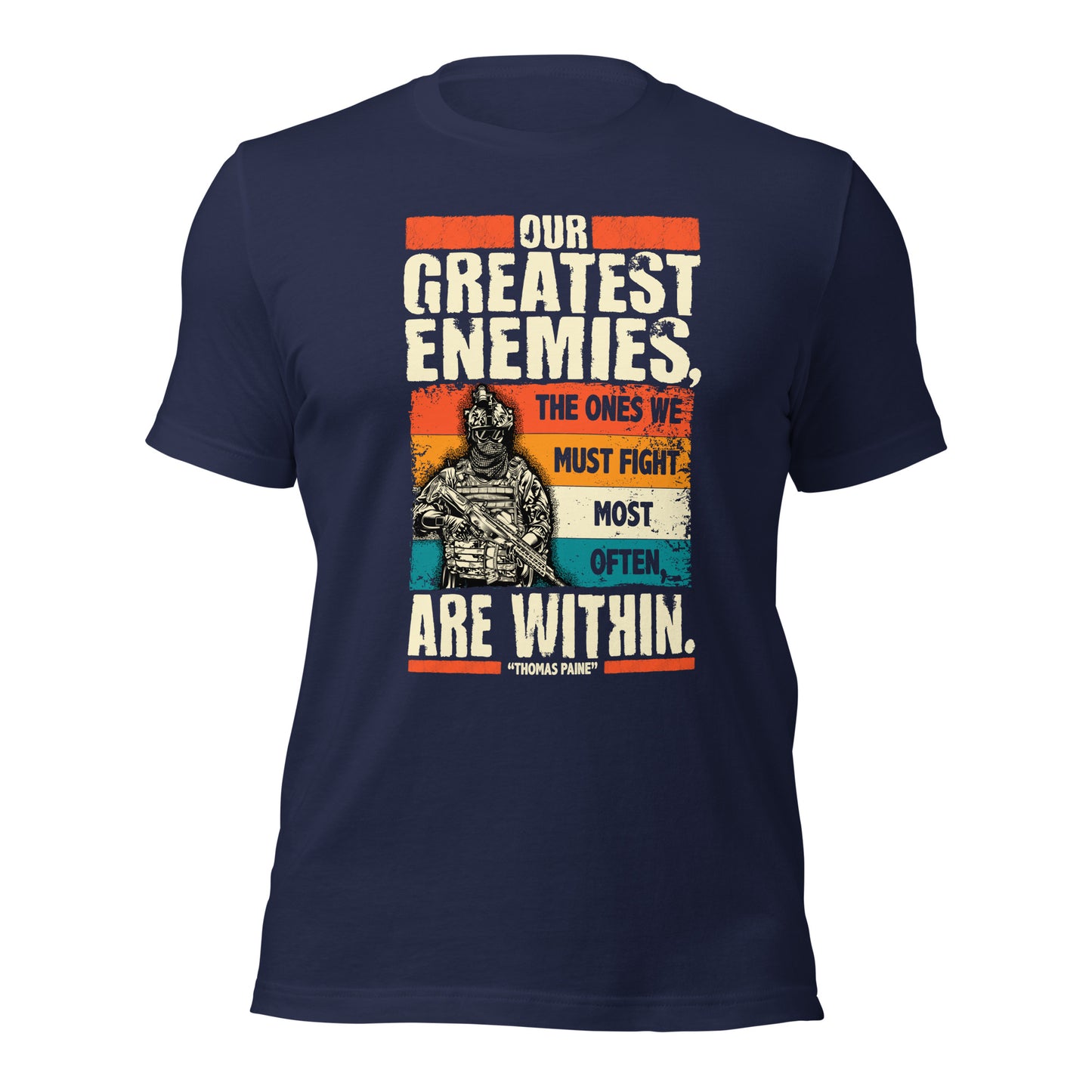 Thomas Paine The Greatest Enemies Unisex Dark Shirt