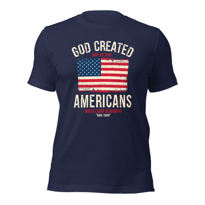 Mark Twain God Created War Patriotic Flag Unisex Dark Shirt