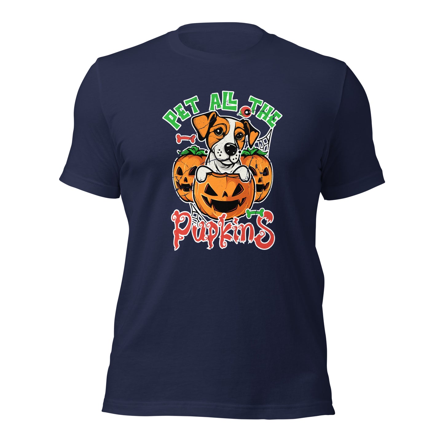 Pet All The Pupkins Purr Parent Animal Lover Unisex Dark Tee