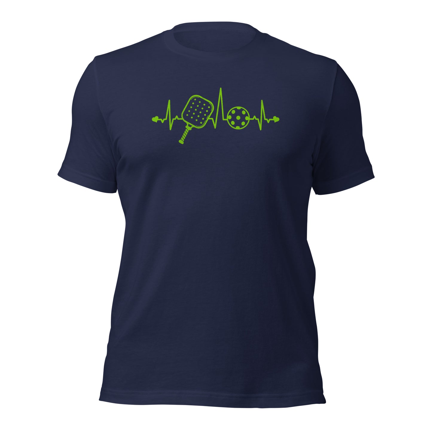 Pickleball Heartbeat Pickle Ball Lover Athlete Unisex Dark Shirt