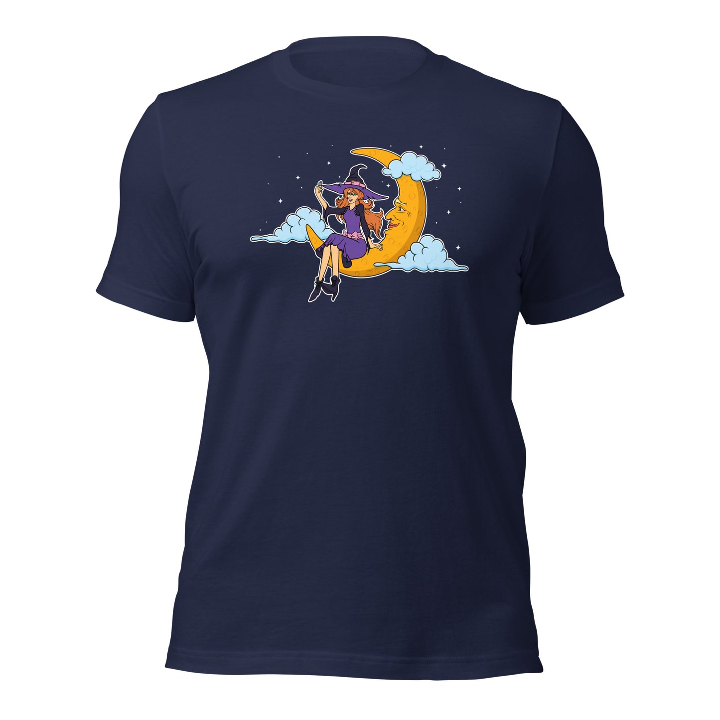 Mystic Lunar Witch Cute Halloween Unisex Dark Shirt