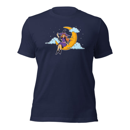 Mystic Lunar Witch Cute Halloween Unisex Dark Shirt