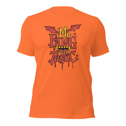 Dad's Halloween Shirt Mr. Fang Tastic Dracula Unisex Light T-Shirt