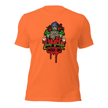 Zombie Mode On Spooky Season Halloween Party Unisex Light Tee