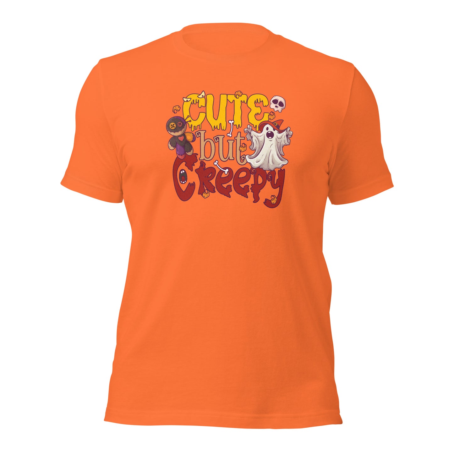 Cute But Creepy Cute Ghost Halloween Unisex Light Shirt