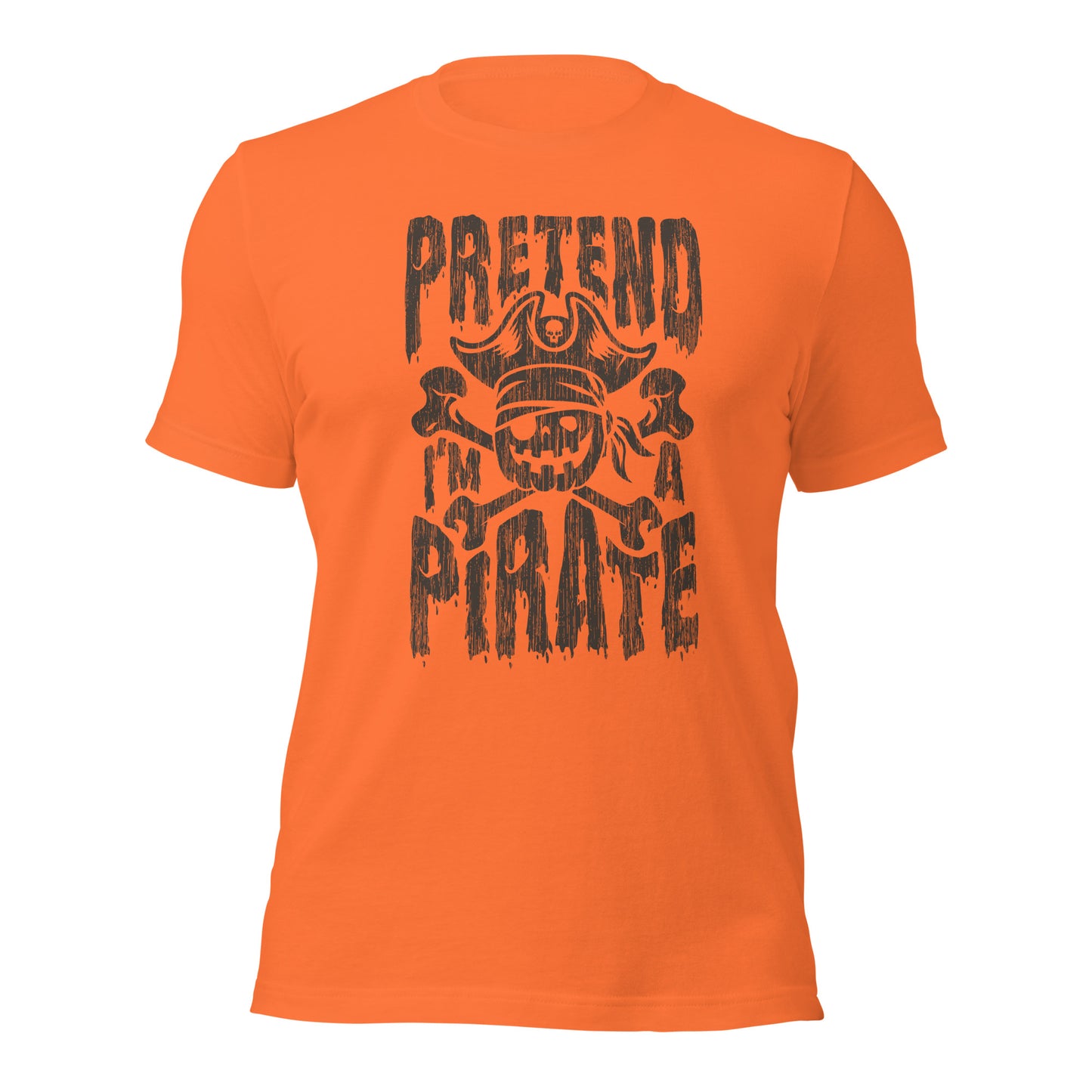 Pretend Pirate Buccaneer Halloween Pirate Unisex Light Tee