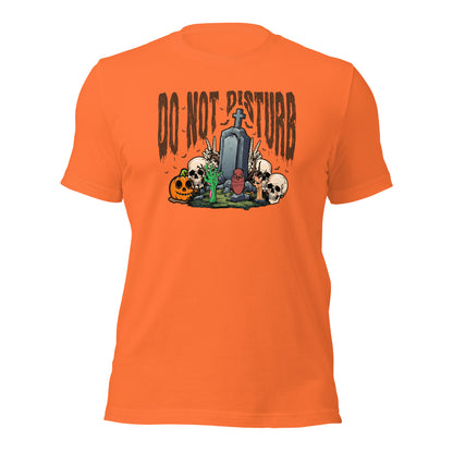 Do Not Disturb Creepy Cemetery Dead Lover Halloween Unisex Light Shirt