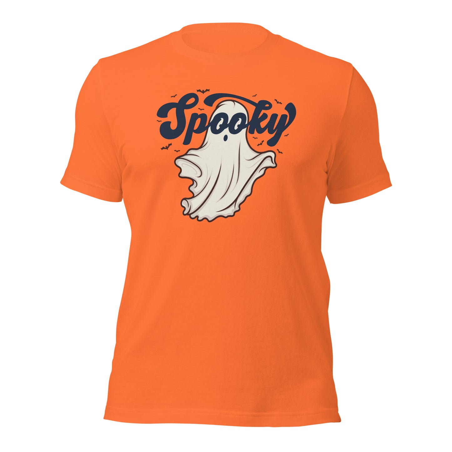 Spooky Ghost Halloween Creepy Boo Unisex Light Shirt