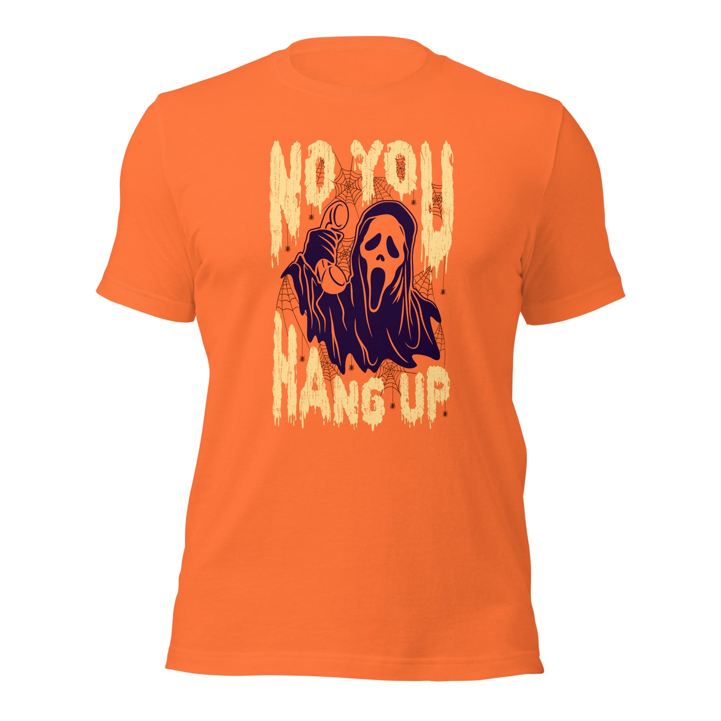 No You Hang Up Scream Spooky Season Halloween Light Tee