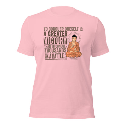 To Conquer Oneself Is A Greater Victory Inner Peace Unisex Light Shirt