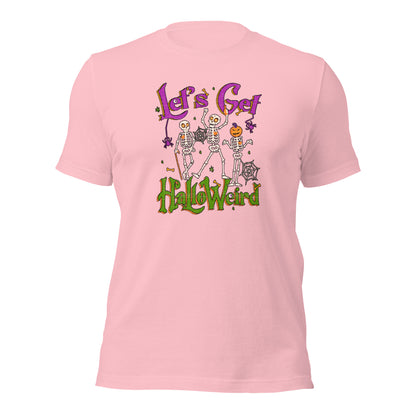 Let's Get HalloWeird Halloween Party Trick or Treat Unisex Light Shirt