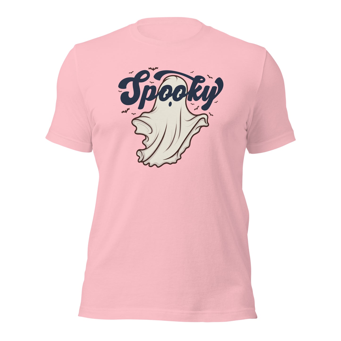 Spooky Ghost Halloween Creepy Boo Unisex Light Shirt